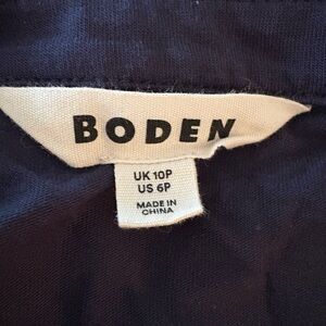 Boden Elegant Navy Dress